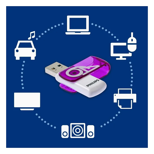 Philips FM64FD05B/00 64 GB USB 2.0 Flash Bellek - Görsel 5