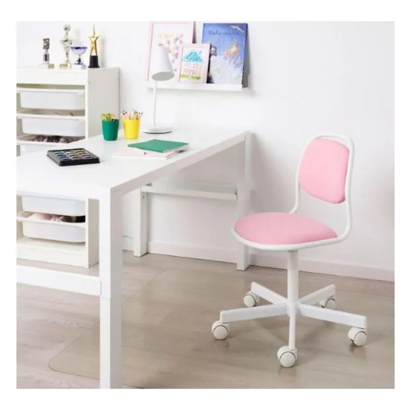 Ikea Örfjall Pembe Çocuk Çalışma Sandalyesi - Görsel 4