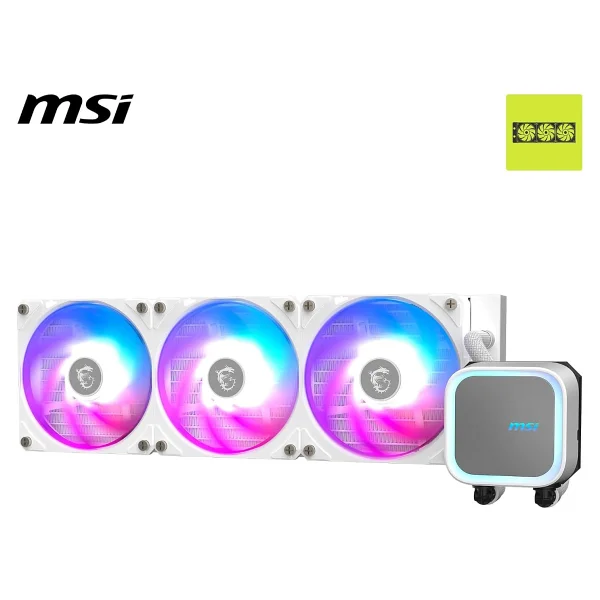 Msı Mag Coreliquid A13 360 Mm Beyaz İşlemci Sıvı Soğutucu - Görsel 2