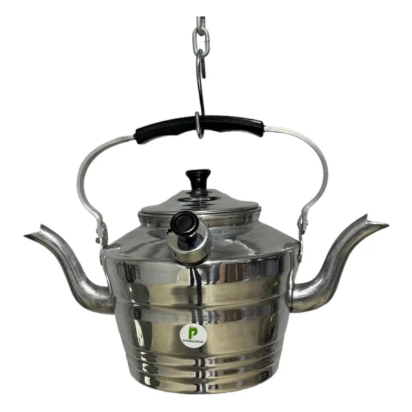 pratikoutdoor Çift Emzikli Çaydanlık, Kamp Çaydanlığı, Gara Çaydanlık Küçük Boy - Görsel 5