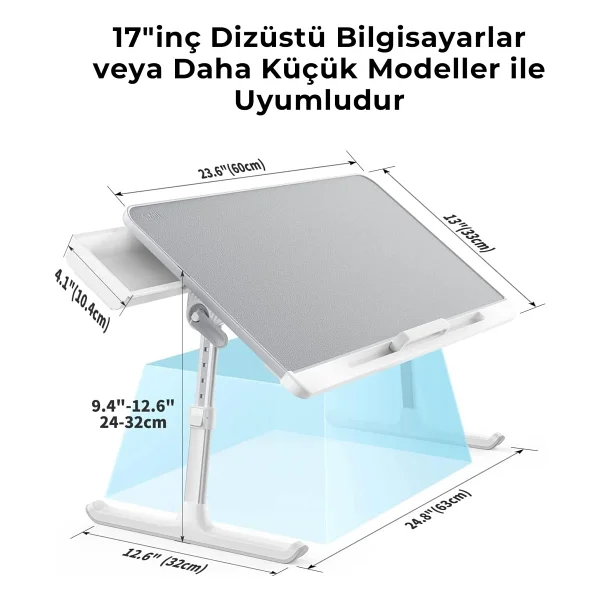 Bix Saiji K7 Mini Laptop Sehpası - Görsel 3