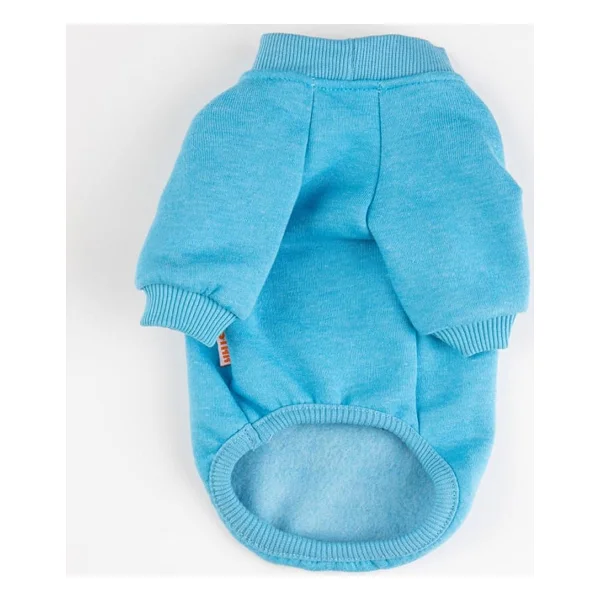Pawstar Turkuaz Power Polarlı Küçük Irk Köpek Sweatshirtü - Görsel 4