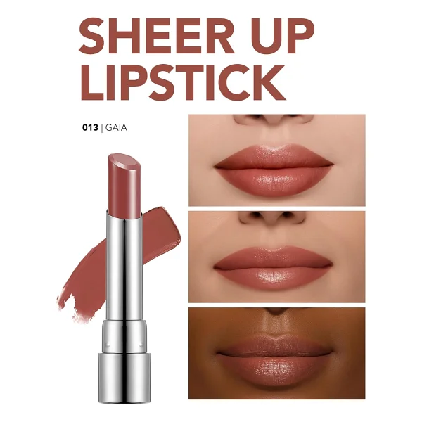 Flormar Sheer Up Parlak Bitişli Nemlendirici 013 Gaia Stick Ruj - Görsel 3