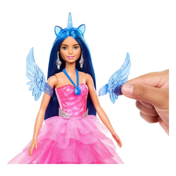 Barbie 65. Yıl Özel Mavi Saçlı Prenses Hrr16 - Görsel 4