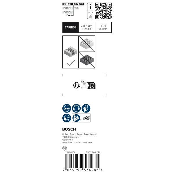 Bosch Expert Hollow Brick S1243hm 2608900417 Tilki Kuyruğu Testere Ucu - Görsel 4