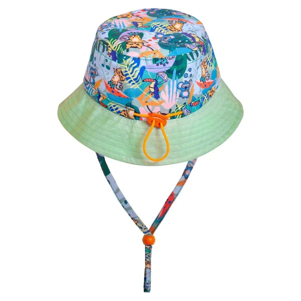 Milk&Moo Jungle Friends Ayarlanabilir Bebek Yazlık Şapka - Görsel 2