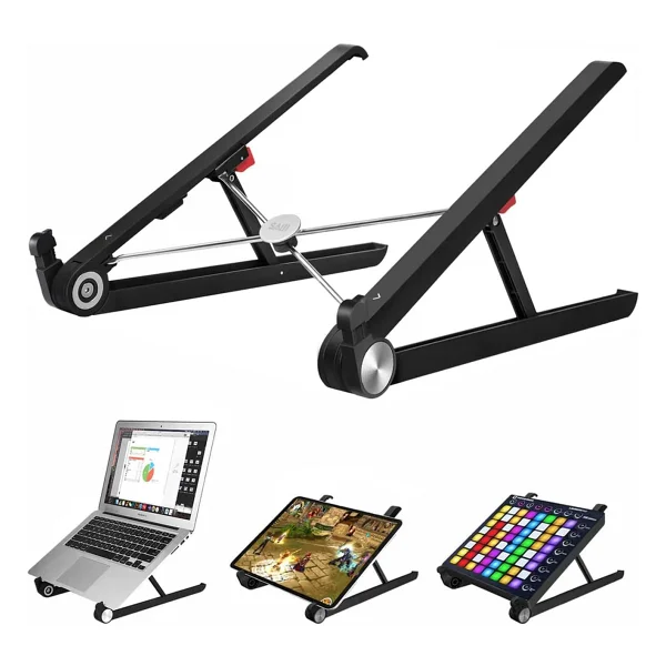 Bix Saıjı X1 Laptop Sehpası, Katlanabilir, Tablet Sehpası, Alüminyum Alaşım, Online Sınıf Çalışması, Duruşu İyileştirme, Isı Dağılımı MacBook, iPad Ve 10-15,6 İnç Olan Tüm Cihazlar İle Uyumlu. Beyaz - Görsel 8