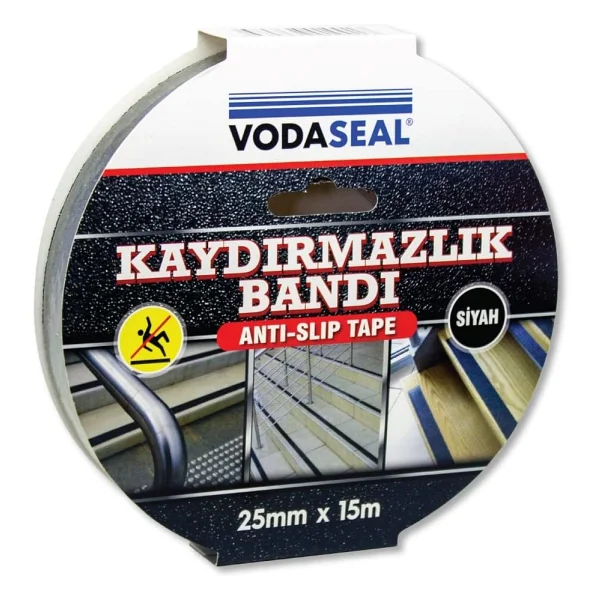 Vodaseal 53.01.011 Kaydırmaz Bant 25mmx15mt, Siyah - Görsel 2