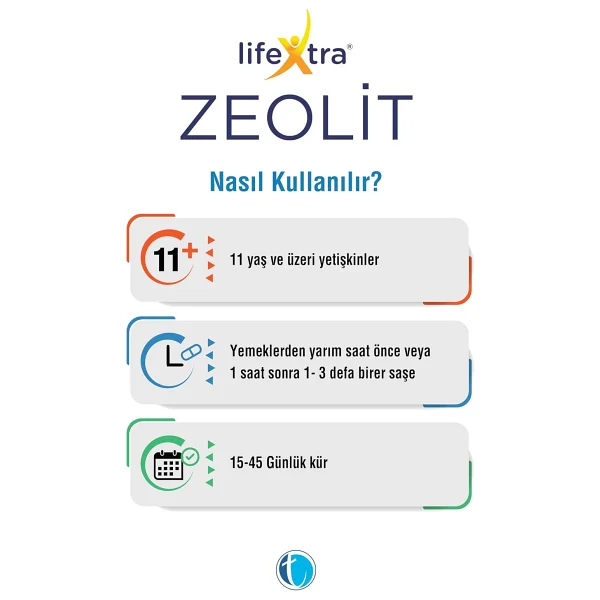 Lifextra Zeolit 2000 mg 45 Saşe - Görsel 5