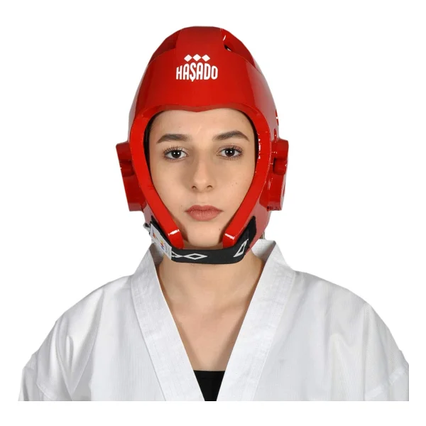 HAŞADO Taekwondo, Boks, Kickboks, Karate Açık Mantar Kask - Görsel 2