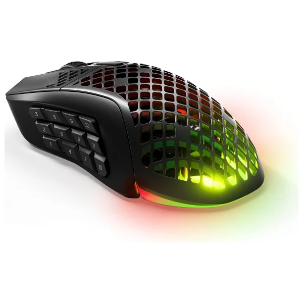 Steelseries Aerox 9 RGB Makrolu Şarjlı Optik Kablosuz Oyuncu Mouse - Görsel 2