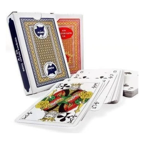Kızılay A/30 İskambil Poker Briç Pişti Oyun Kağıdı 12 Ad - Görsel 2