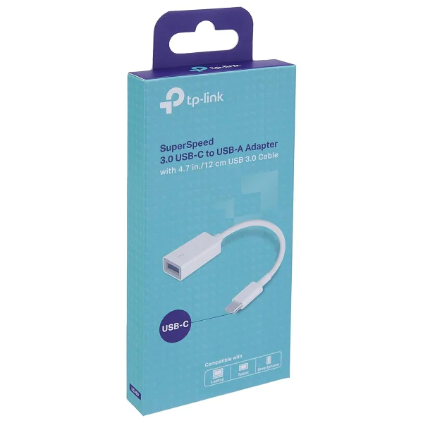 TP-Link UC400 Yüksek Hızda 3.0 USB-C - USB-A Adaptör - Görsel 6
