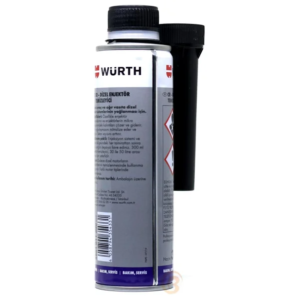 Würth 300 Ml Cr Dizel Yakıt Sistemi Ve Enjektör Temizleyici - Görsel 2