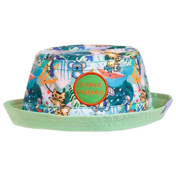 Milk&Moo Jungle Friends Ayarlanabilir Bebek Yazlık Şapka - Görsel 3