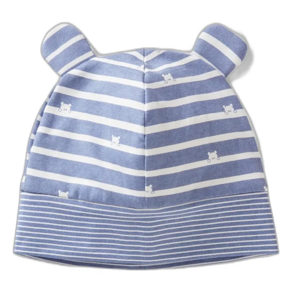 United Colors Of Benetton Unisex Bebek Kulaklı Bere Aksesuar, Mavi, 1-3 Ay - Görsel 3