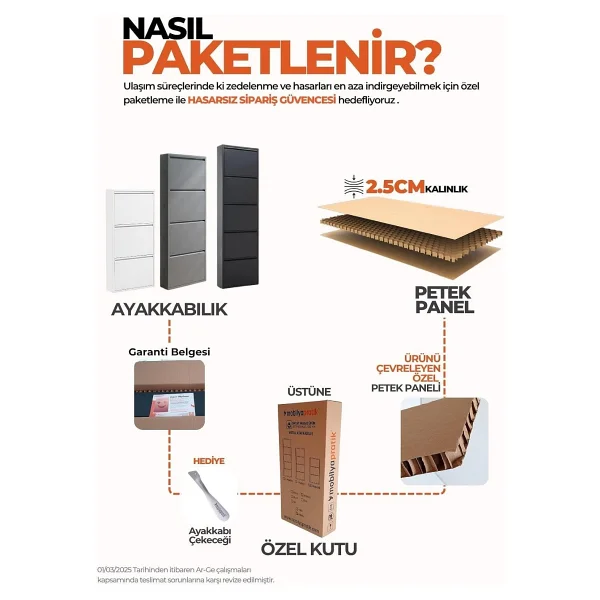 Mobilyapratik 2'li Metal Ayakkabılık - Görsel 6