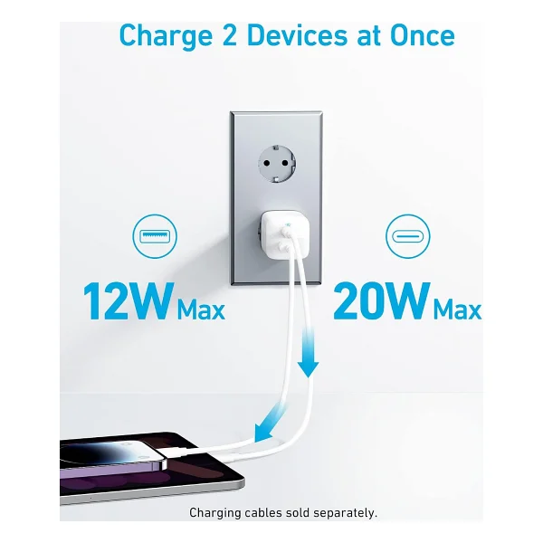 Anker 323 A2331 33 W Hızlı Şarj Adaptörü - Görsel 2