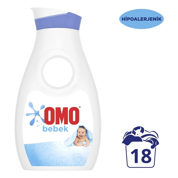 Omo Bebek Hassas Ciltler için Sıvı Deterjan 900 ml - Görsel 2