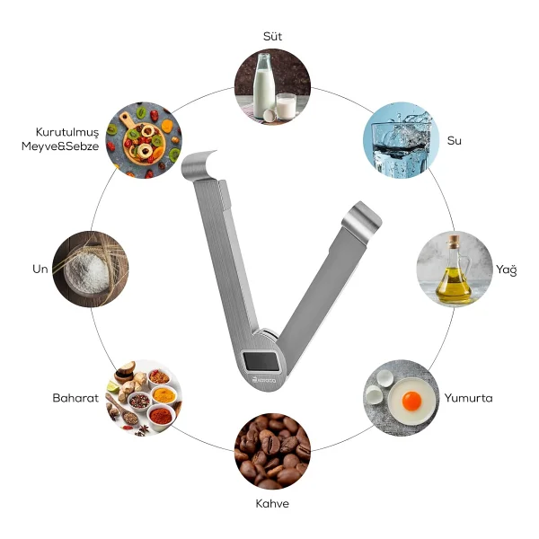 Karaca Gastro Scale 1001 Mutfak Tartısı - Görsel 2
