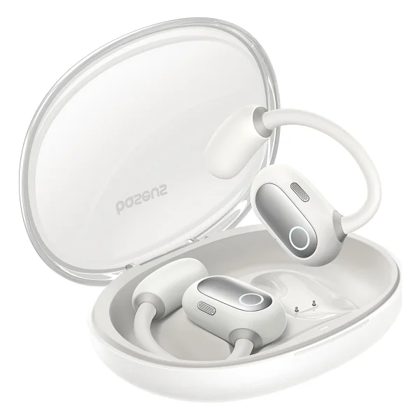 Baseus Eli Sport 1 TWS Beyaz Open Ear Bluetooth Kulaklık - Görsel 3