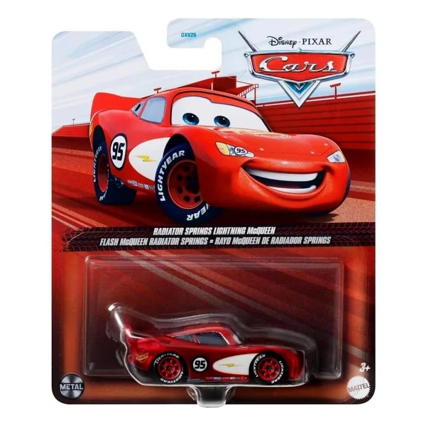 Disney Cars Radiator Springs Lightning Mcqueen Tekli Karakter Araç Htx82 - Görsel 2