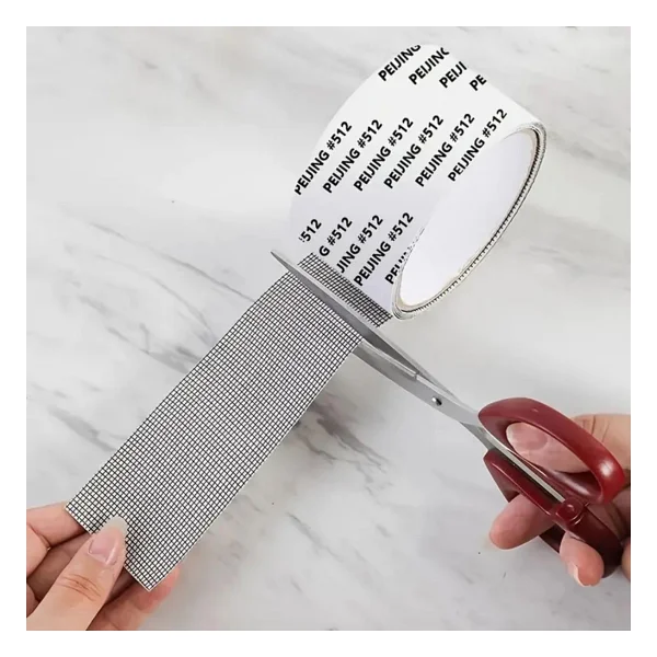BUFFER Güçlü Yapışkanlı Pencere Tamir Bandı, Böcek Önleyici Yama Bandı 2 mt x 5 cm - Görsel 2