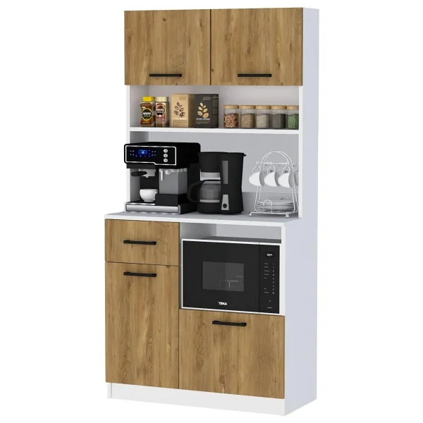 Moonlife Mocha Çok Amaçlı Kahve Köşesi Dolabı - Görsel 6