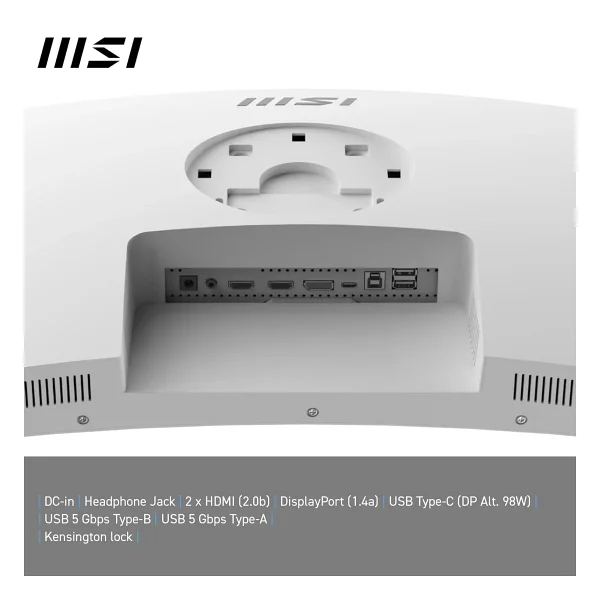 MSI Modern MD342CQPW 34" 1 ms UWQHD Curved 120 Hz Oyuncu Monitörü - Görsel 7