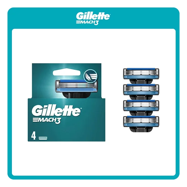Gillette Mach3 4'lü Yedek Tıraş Bıçağı - Görsel 2