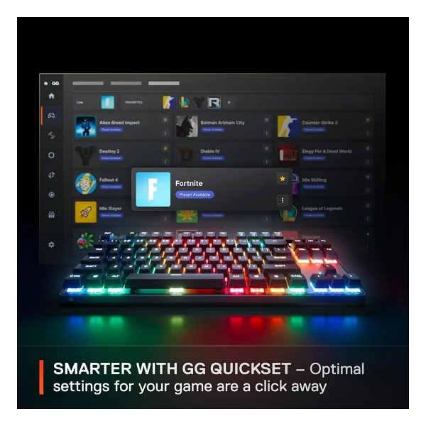 SteelSeries Apex Pro TKL Gen 3 Siyah RGB OmniPoint Switch Kablolu Mekanik Oyuncu Klavyesi - Görsel 8