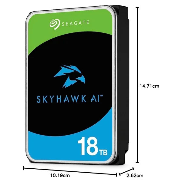 Seagate Skyhawk AI St18000ve002 Sata 3.0 7200 Rpm 3.5" 18 TB Harddisk - Görsel 10