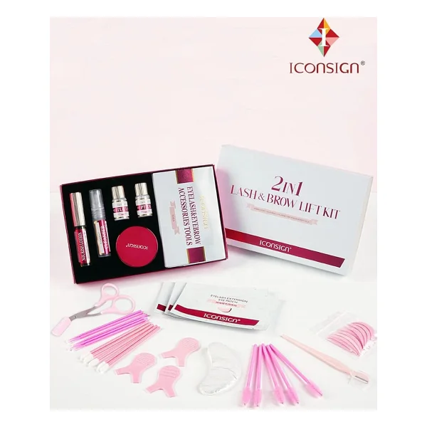 iconsign Lash Lift 2in1 Yeni Lash Lift,kirpik Lifting,perma Ve Kaş Laminasyon Seti (BÜYÜK SET)(YENİ BALM YAPIŞTIRICILI) - Görsel 2