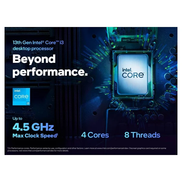 Intel i3-13100F Dört Çekirdek 3.4 GHz Kutulu İşlemci - Görsel 4
