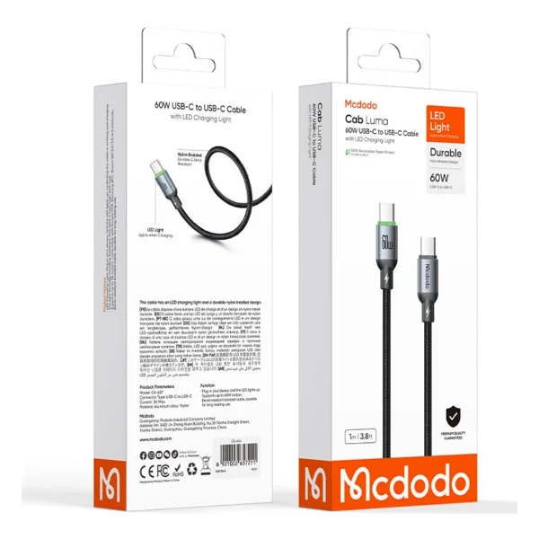 Mcdodo Ca-6870 1.2 M Type-C To Lightning Şarj Kablosu - Görsel 7
