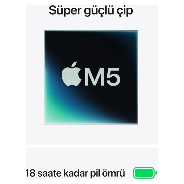 MacBook Air M5 16 GB 512 GB SSD 13.6" Notebook - Görsel 2