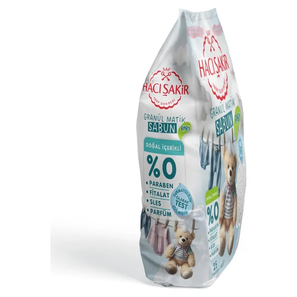 Hacı Şakir Parfümsüz Granül Matik Sabun 1000 gr - Görsel 3