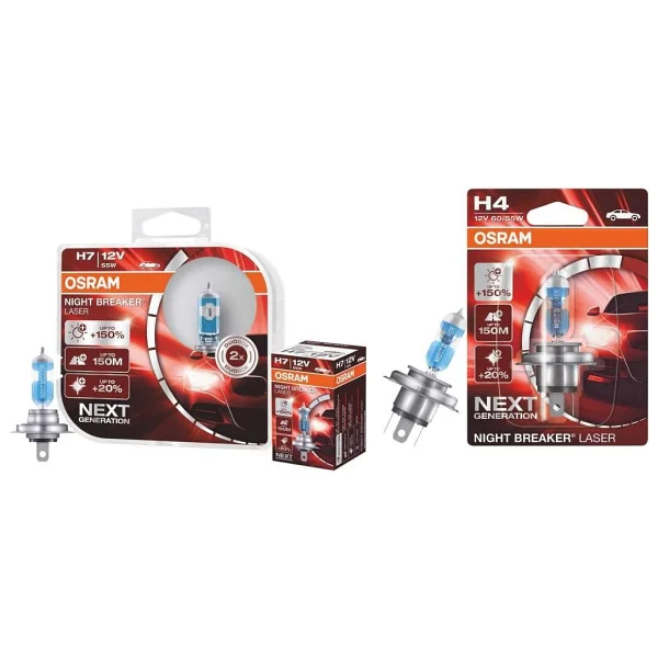 Osram Night Breaker Laser H4 64193nl 55 W 2'li Oto Ampul - Görsel 2