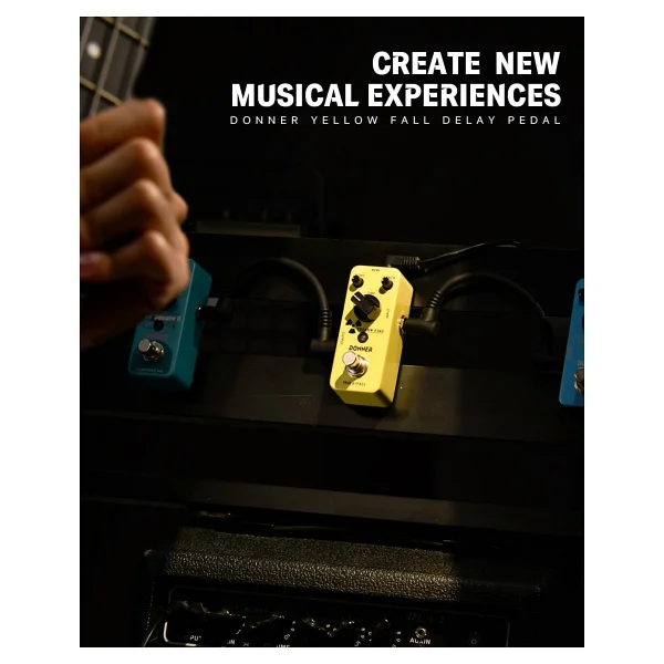 Donner Yellow Fall Vintage Analog Delay Pedalı - Görsel 5