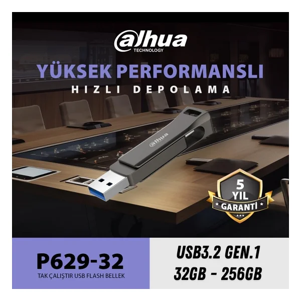 Dahua P629 Dhı-USB-P629-32-128gb 128 GB Flash Bellek - Görsel 4