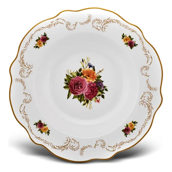 Karaca Forever Bone Antique 24 Parça 6 Kişilik Yemek Takımı - Görsel 6