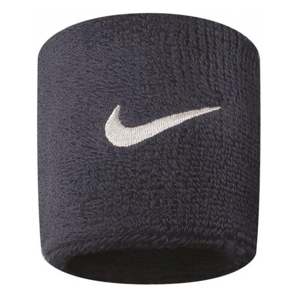 Nike Swoosh Wristbands 2 Unisex Siyah Antrenman Havlu Bileklik N.NN.04.010.OS STD - Görsel 3