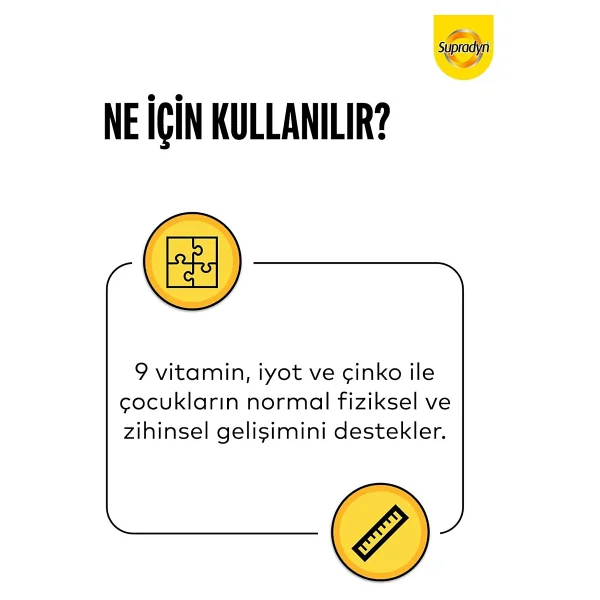 Supradyn Kids Multivitamin 60 Tablet - Görsel 3