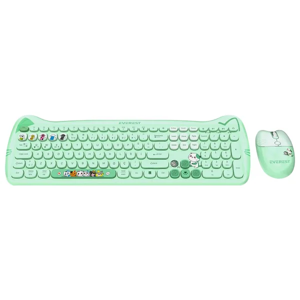 Everest Catty Km-6283 Kablosuz Klavye Mouse Seti - Görsel 2