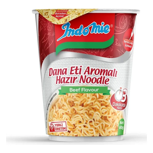 Indomie Bardak Tavuklu Noodle Koli 24'lü (60 Gr x 24 Adet) - Görsel 6