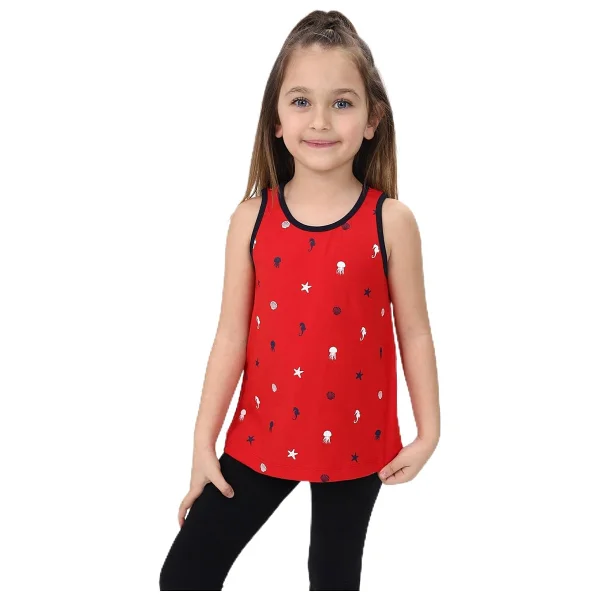 Toontoy Kız Çocuk Atlet - 5 Yaş - Açık Sarı - Görsel 7
