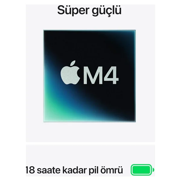 MacBook Air M4 16 GB 512 GB SSD 13.6" Notebook - Görsel 2