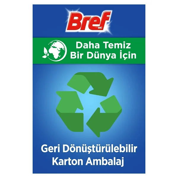 Bref Wc Power Aktiv Tekli Paket Katı Tuvalet Bloğu Lavanta, Lavanta 1 - Görsel 5