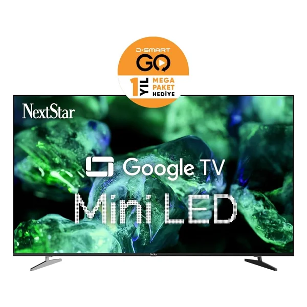 Nextstar Ye-65ıdwg11 4K Ultra HD 65" 165 Ekran Uydu Alıcılı Google Smart Mini LED TV - Görsel 2
