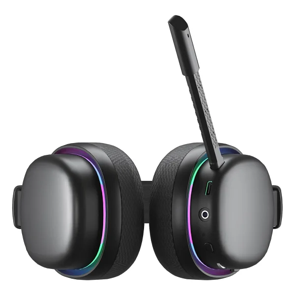 Aula G7 Siyah RGB Kablolu/Kablosuz Kulak Üstü Oyuncu Kulaklığı - Görsel 9